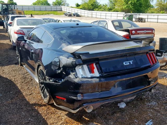 1FA6P8CF1G5246305 - 2016 FORD MUSTANG GT BLACK photo 3