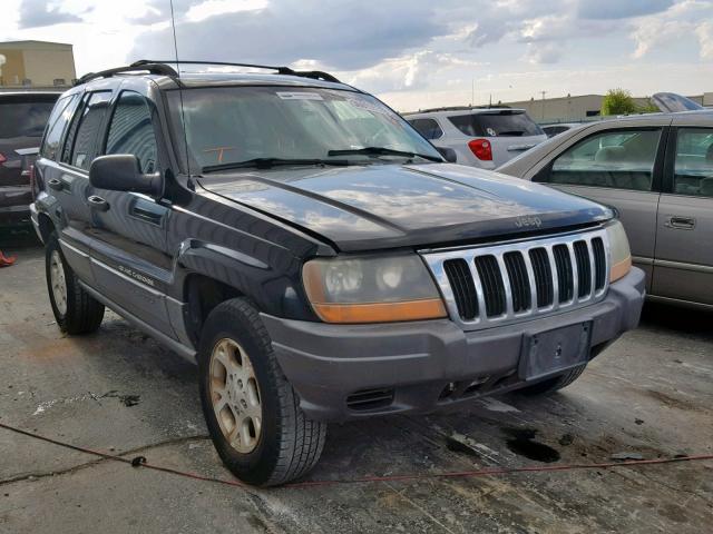 1J4GX48S81C608088 - 2001 JEEP GRAND CHER BLACK photo 1