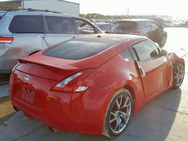 JN1AZ4EH1EM637238 - 2014 NISSAN 370Z BASE RED photo 4