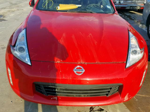 JN1AZ4EH1EM637238 - 2014 NISSAN 370Z BASE RED photo 7