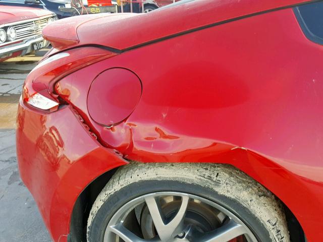 JN1AZ4EH1EM637238 - 2014 NISSAN 370Z BASE RED photo 9