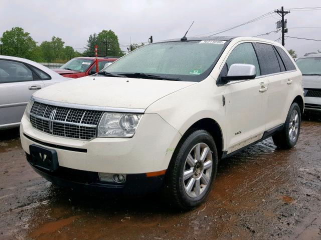 2LMDU88C08BJ16246 - 2008 LINCOLN MKX CREAM photo 2