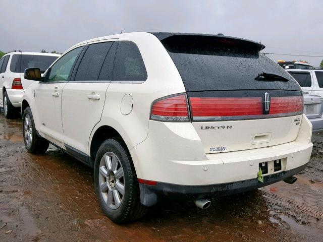 2LMDU88C08BJ16246 - 2008 LINCOLN MKX CREAM photo 3