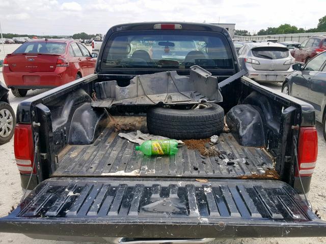 1B7GL2AX0YS598233 - 2000 DODGE DAKOTA QUA BLACK photo 6