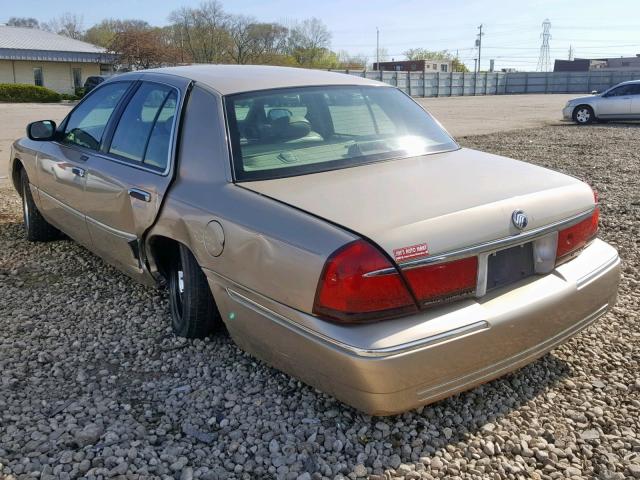 2MEFM75W3YX613293 - 2000 MERCURY GRAND MARQ TAN photo 3