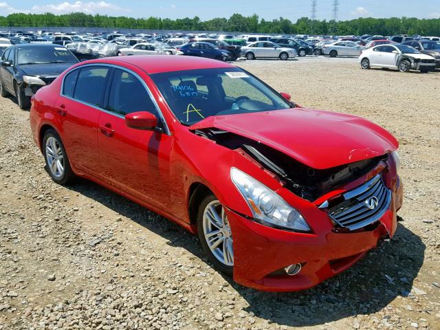 JN1CV6AP8DM302327 - 2013 INFINITI G37 BASE RED photo 1