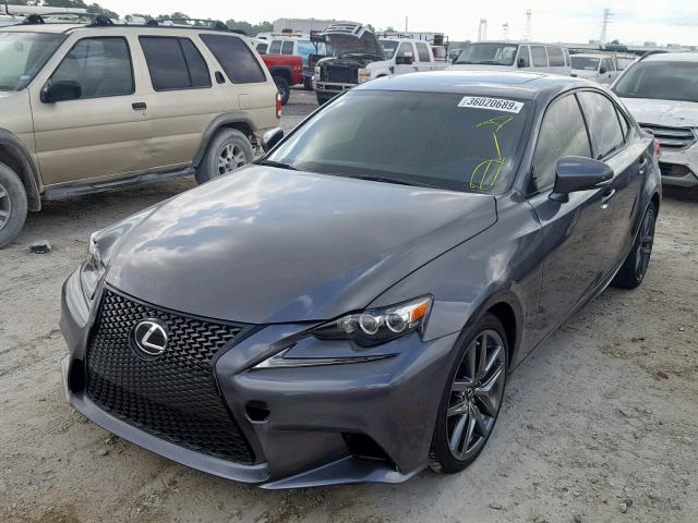 JTHCE1D2XE5001598 - 2014 LEXUS IS 350 GRAY photo 2