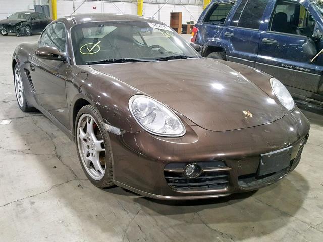 WP0AB29898U782712 - 2008 PORSCHE CAYMAN S BROWN photo 1