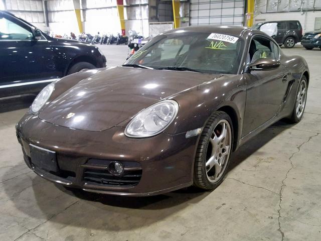 WP0AB29898U782712 - 2008 PORSCHE CAYMAN S BROWN photo 2