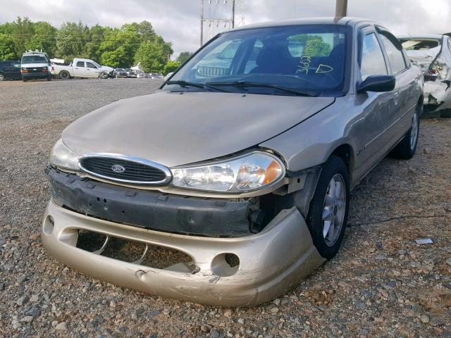 1FAFP66L6YK135239 - 2000 FORD CONTOUR SE GOLD photo 2