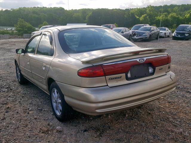 1FAFP66L6YK135239 - 2000 FORD CONTOUR SE GOLD photo 3