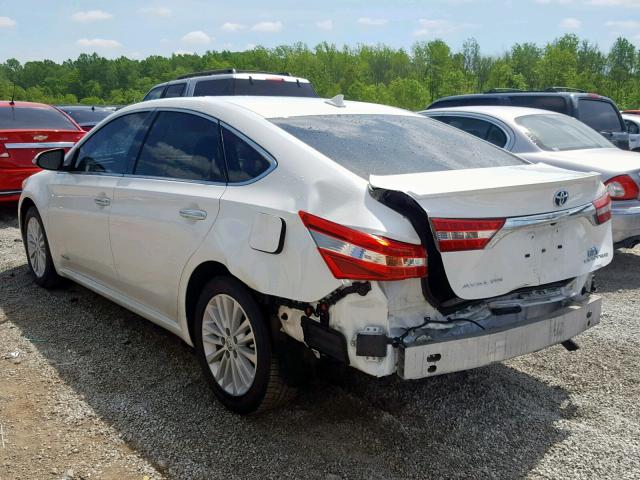 4T1BD1EB4FU037790 - 2015 TOYOTA AVALON HYB WHITE photo 3