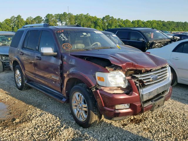 1FMEU65896ZA00087 - 2006 FORD EXPLORER L MAROON photo 1