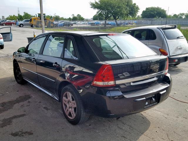 1G1ZT61826F137946 - 2006 CHEVROLET MALIBU MAX BLACK photo 3