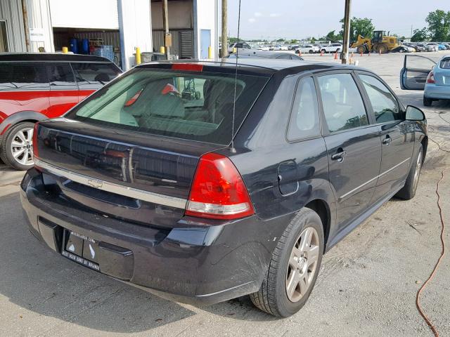 1G1ZT61826F137946 - 2006 CHEVROLET MALIBU MAX BLACK photo 4