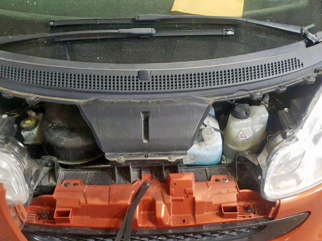 WMEEK31X18K140802 - 2008 SMART FORTWO PAS 橙色 照片 7