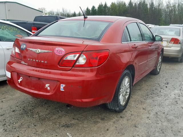 1C3LC56K77N529859 - 2007 CHRYSLER SEBRING TO RED photo 4