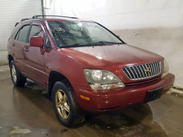 JT6GF10U4Y0059755 - 2000 LEXUS RX 300 BURGUNDY photo 1