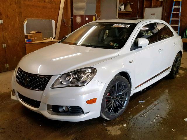 JS2RF9A88B6110766 - 2011 SUZUKI KIZASHI SP WHITE photo 2