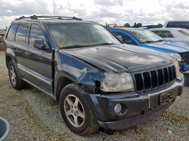 1J4HR48N55C690263 - 2005 JEEP GRAND CHER GREEN photo 1