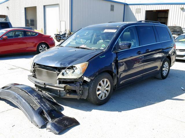 5FNRL38718B041462 - 2008 HONDA ODYSSEY EX BLUE photo 2