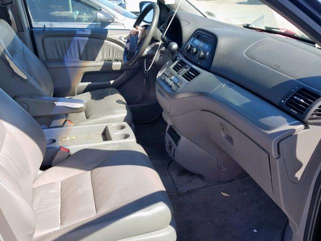 5FNRL38718B041462 - 2008 HONDA ODYSSEY EX BLUE photo 5