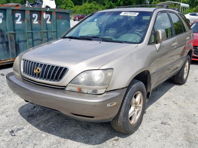 JT6GF10U6Y0059448 - 2000 LEXUS RX 300 GOLD photo 2