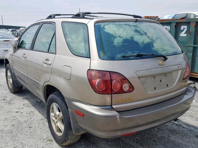 JT6GF10U6Y0059448 - 2000 LEXUS RX 300 GOLD photo 3