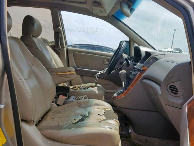 JT6GF10U6Y0059448 - 2000 LEXUS RX 300 GOLD photo 5