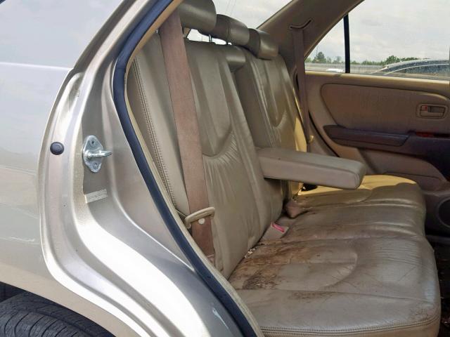 JT6GF10U6Y0059448 - 2000 LEXUS RX 300 GOLD photo 6