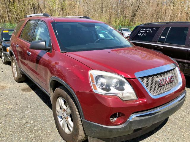 1GKKRNED8BJ159292 - 2011 GMC ACADIA SLE RED photo 1