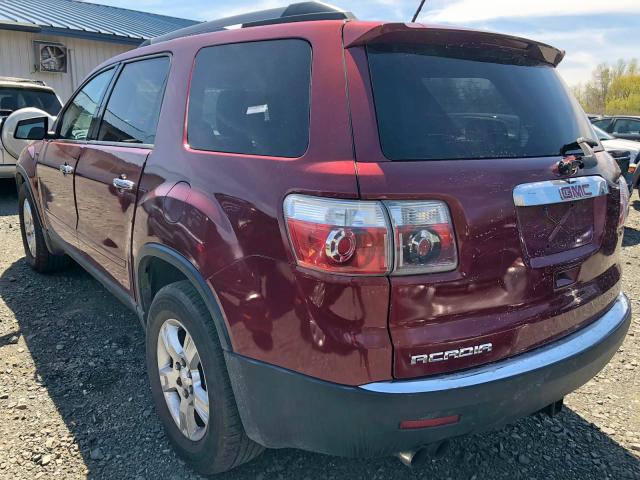 1GKKRNED8BJ159292 - 2011 GMC ACADIA SLE RED photo 3