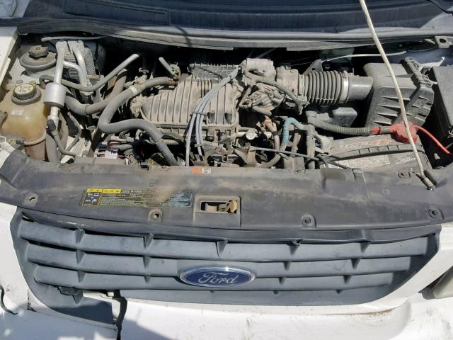 2FMZA57634BA40648 - 2004 FORD FREESTAR S WHITE photo 7