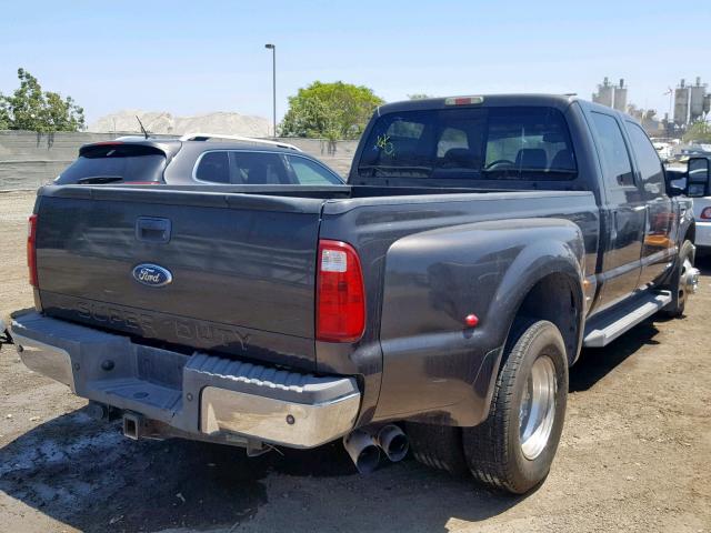 1FTWW32R08EA73938 - 2008 FORD F350 SUPER BLACK photo 4