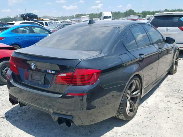 WBSFV9C50DC773278 - 2013 BMW M5 BLACK photo 4