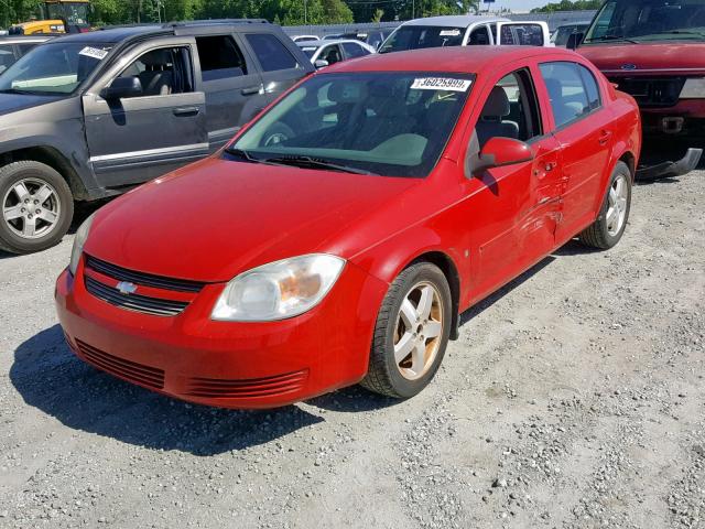 1G1AL55FX67736264 - 2006 CHEVROLET COBALT LT RED photo 2