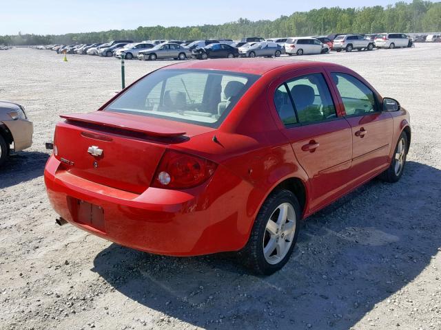 1G1AL55FX67736264 - 2006 CHEVROLET COBALT LT RED photo 4