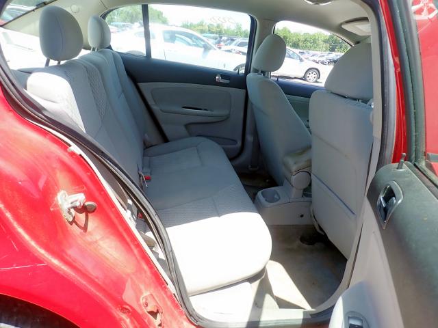 1G1AL55FX67736264 - 2006 CHEVROLET COBALT LT RED photo 6