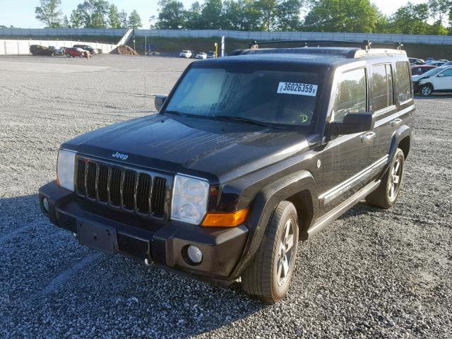 1J8HG48N46C265199 - 2006 JEEP COMMANDER BLACK photo 2