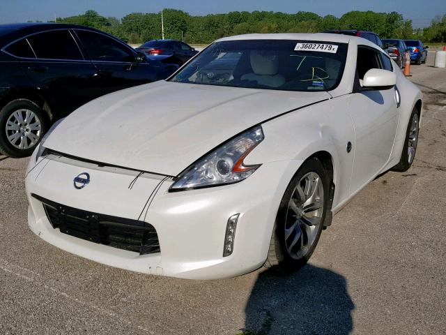 JN1AZ4EH0DM880196 - 2013 NISSAN 370Z BASE WHITE photo 2