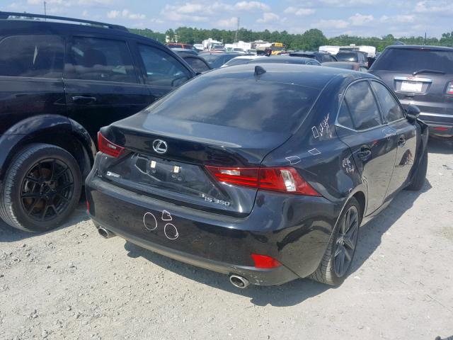 JTHBE1D22F5016772 - 2015 LEXUS IS 350 BLACK photo 4