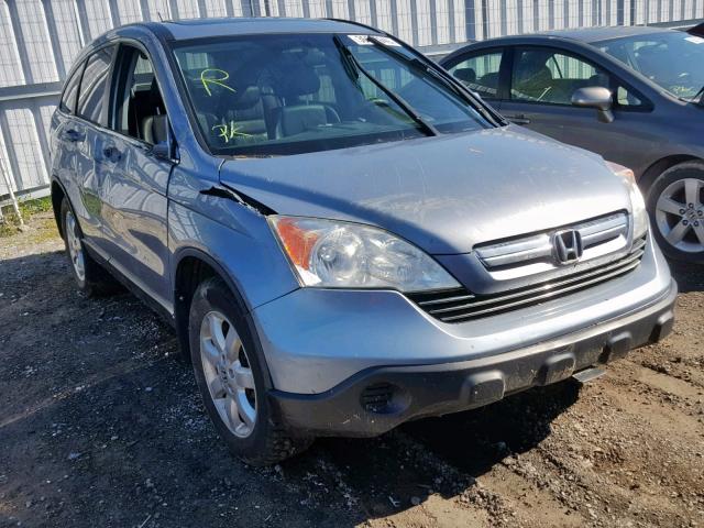 5J6RE487X7L817447 - 2007 HONDA CR-V EXL SILVER photo 1