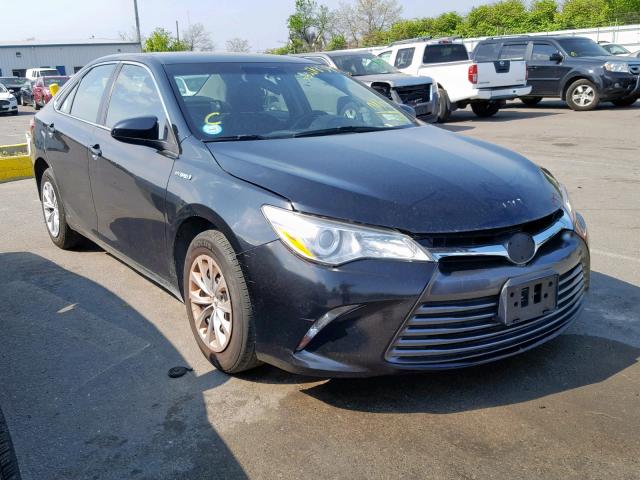 4T1BD1FK4FU158429 - 2015 TOYOTA CAMRY HYBR BLACK photo 1