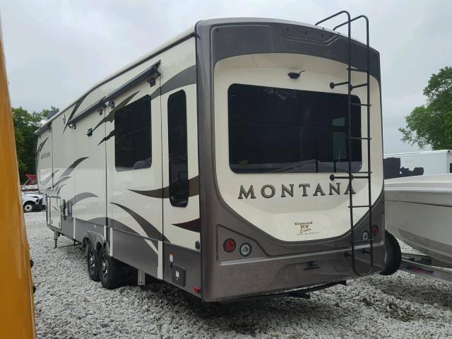 4YDF36621J4700064 - 2018 KEYSTONE MONTANA TAN photo 3
