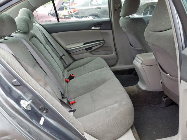 1HGCP26708A045293 - 2008 HONDA ACCORD EX GRAY photo 6
