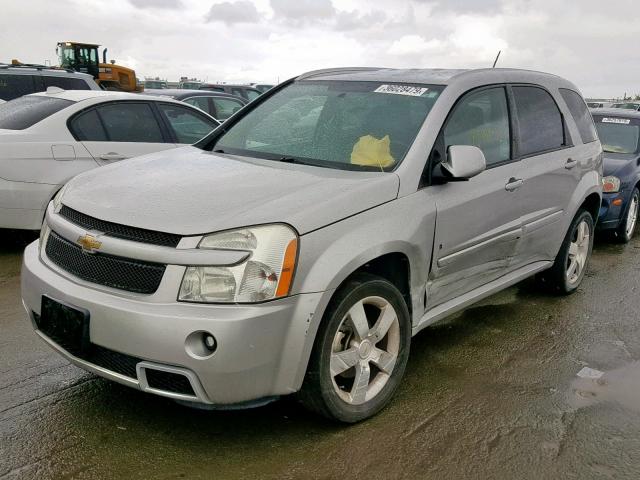 2CNDL537786038175 - 2008 CHEVROLET EQUINOX SP SILVER photo 2