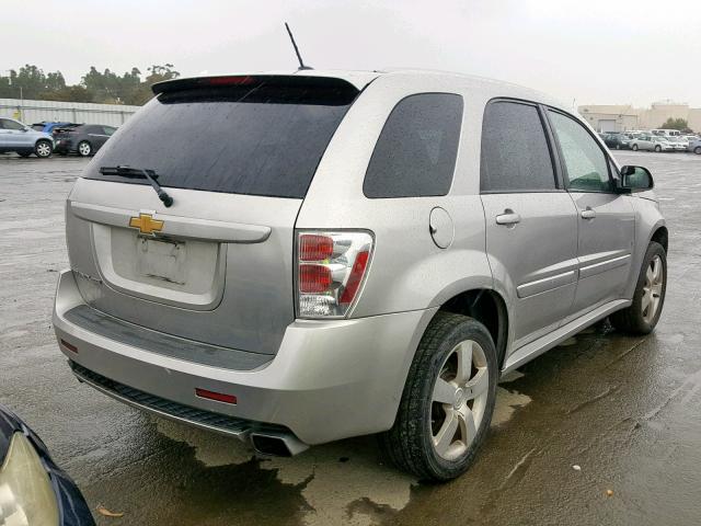 2CNDL537786038175 - 2008 CHEVROLET EQUINOX SP SILVER photo 4