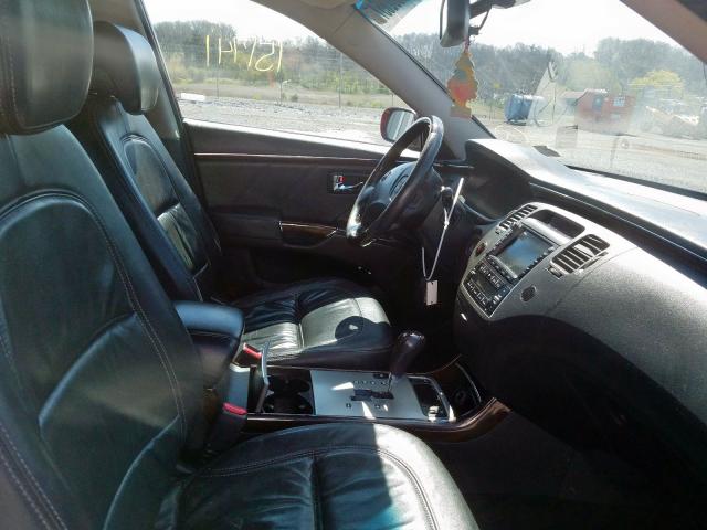 KMHFC46F89A371513 - 2009 HYUNDAI AZERA SE  photo 5