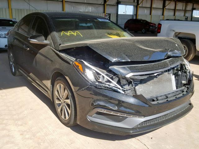 5NPE34AFXGH343810 - 2016 HYUNDAI SONATA SPO BLACK photo 1