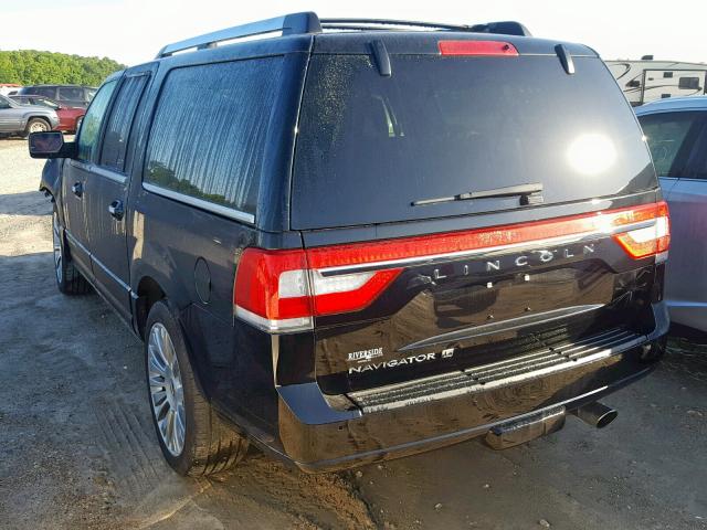 5LMJJ3LT3HEL08859 - 2017 LINCOLN NAVIGATOR Қара фото 3